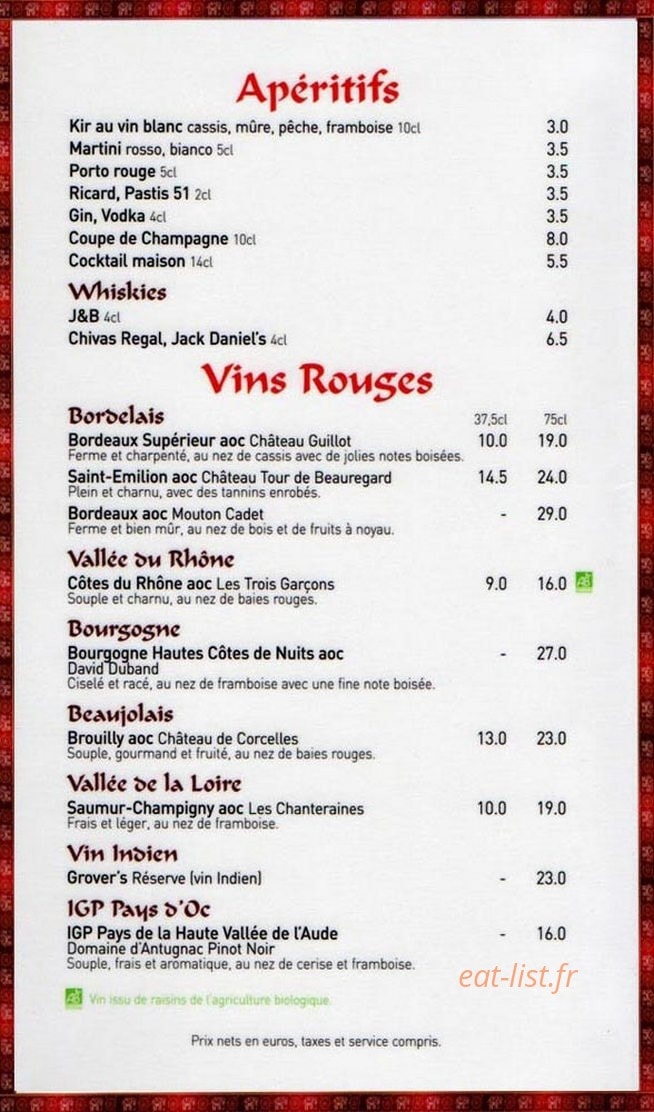 Comptoir des indes — carte page 7