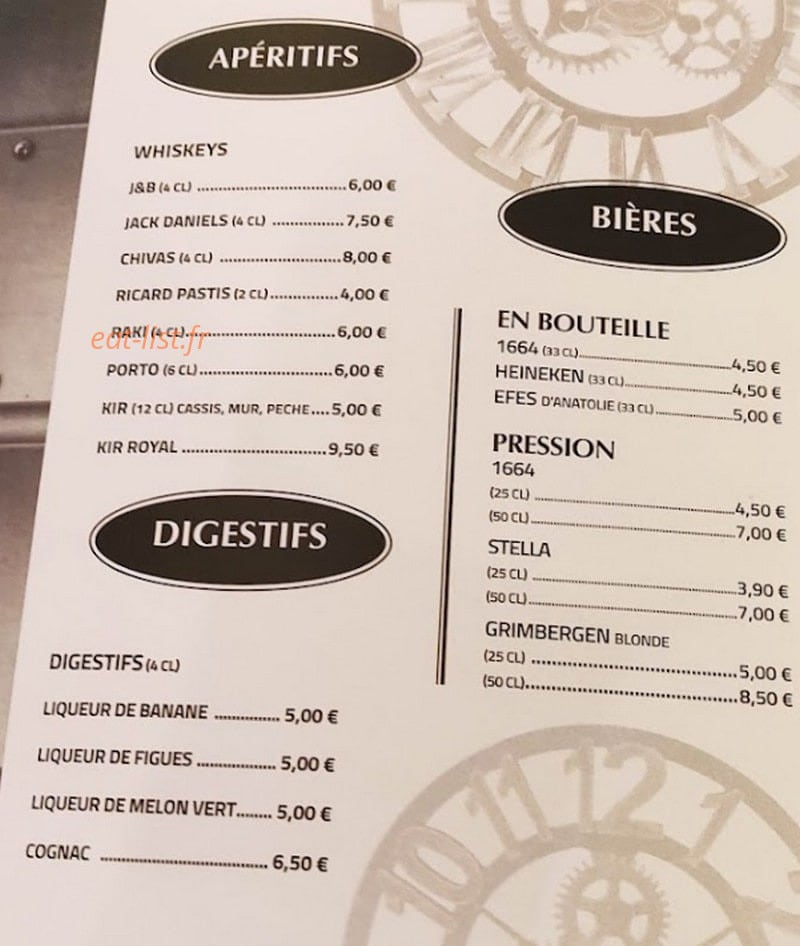 Kosy Time — carte page 8