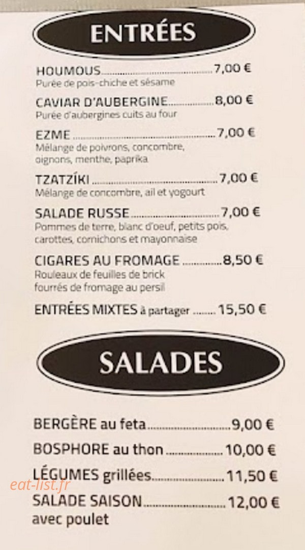 Kosy Time — carte page 2