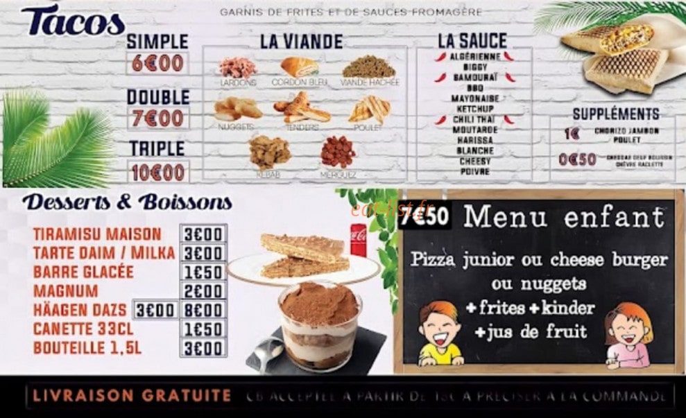 La Pause Gourmande — carte page 3