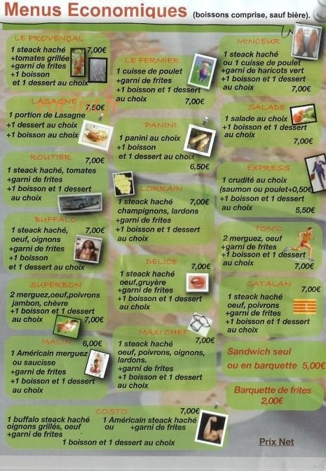 Chez Mikelangelo — carte page 2