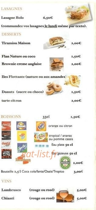 Chez Mikelangelo — carte page 6