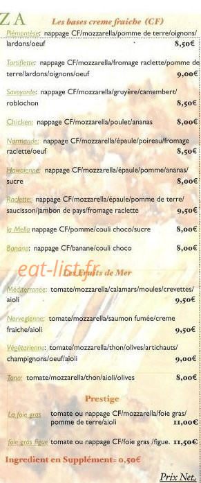Chez Mikelangelo — carte page 5