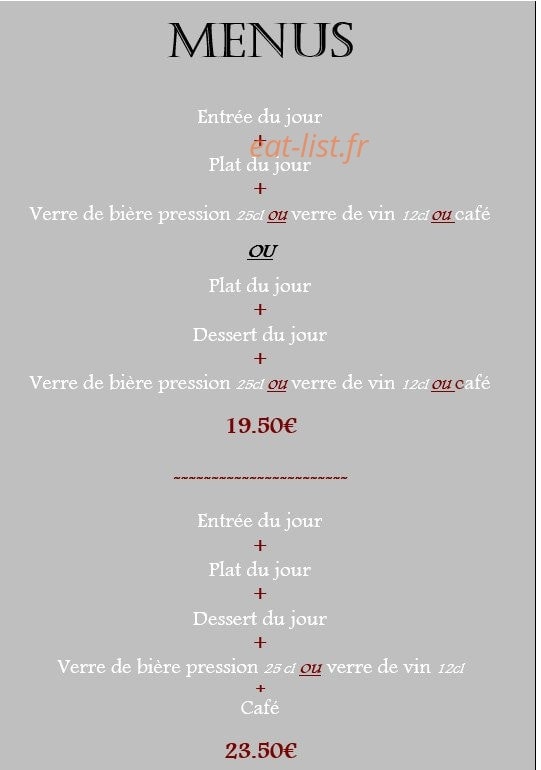 L'Atelier — carte page 2