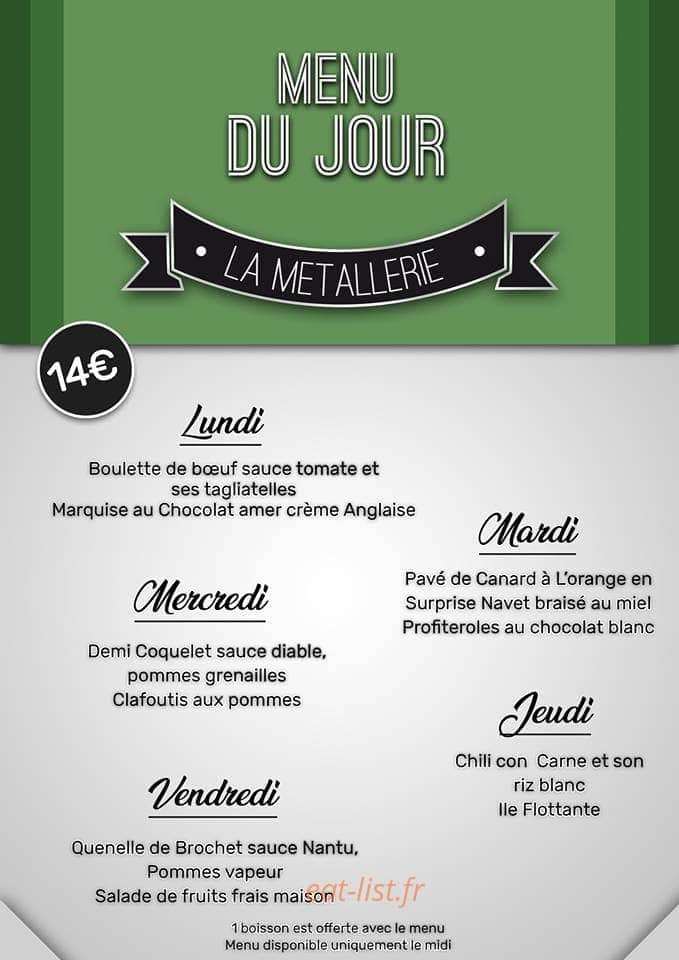 La Métallerie — carte page 1