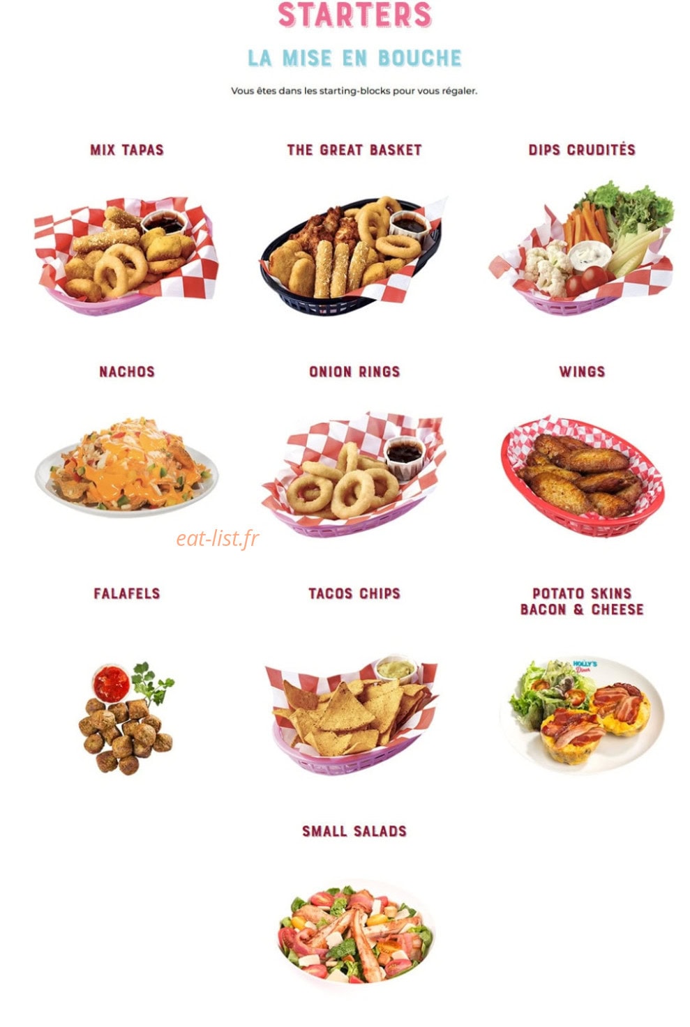 Holly's Diner — carte page 6