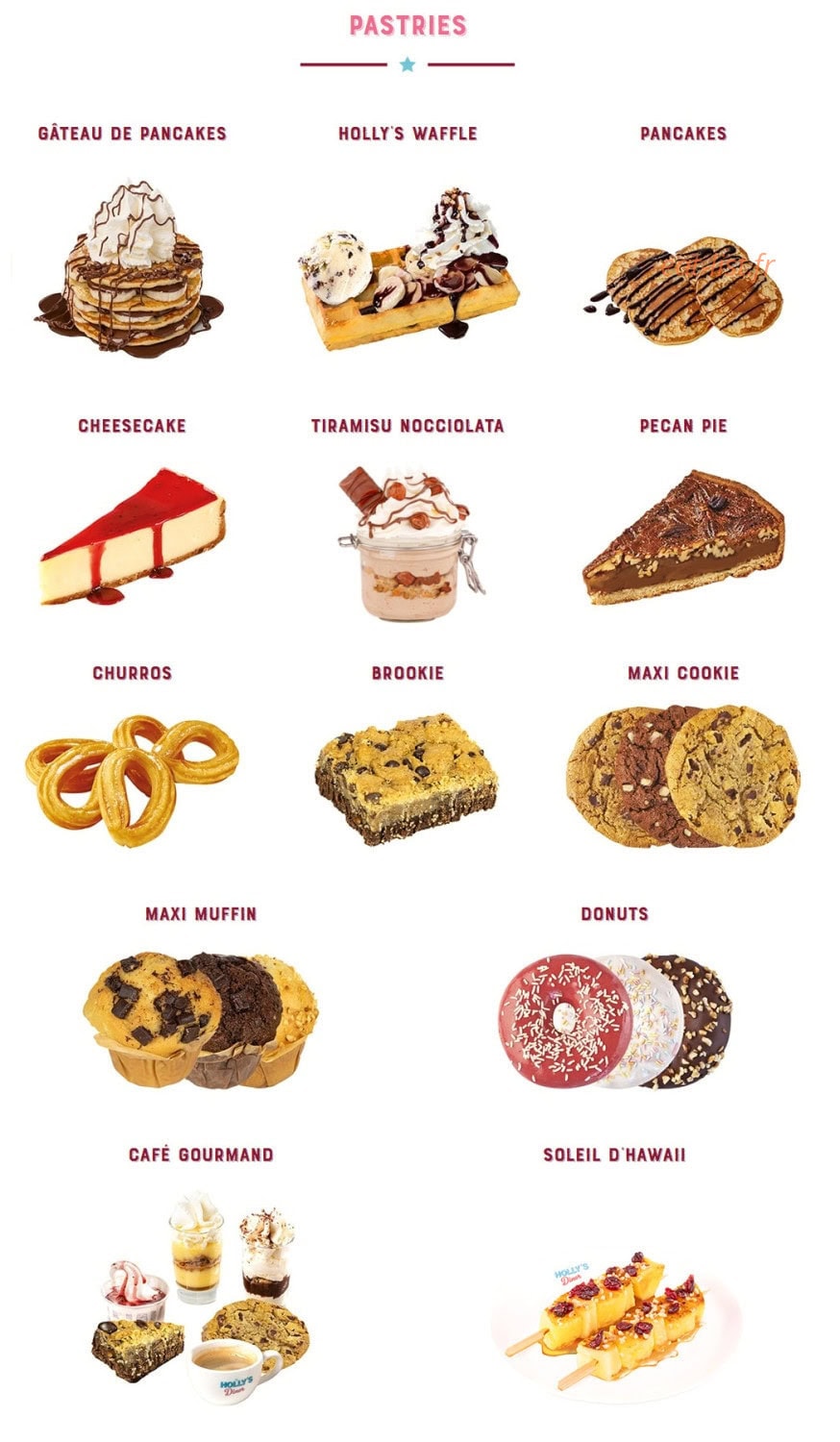 Holly's Diner — carte page 10
