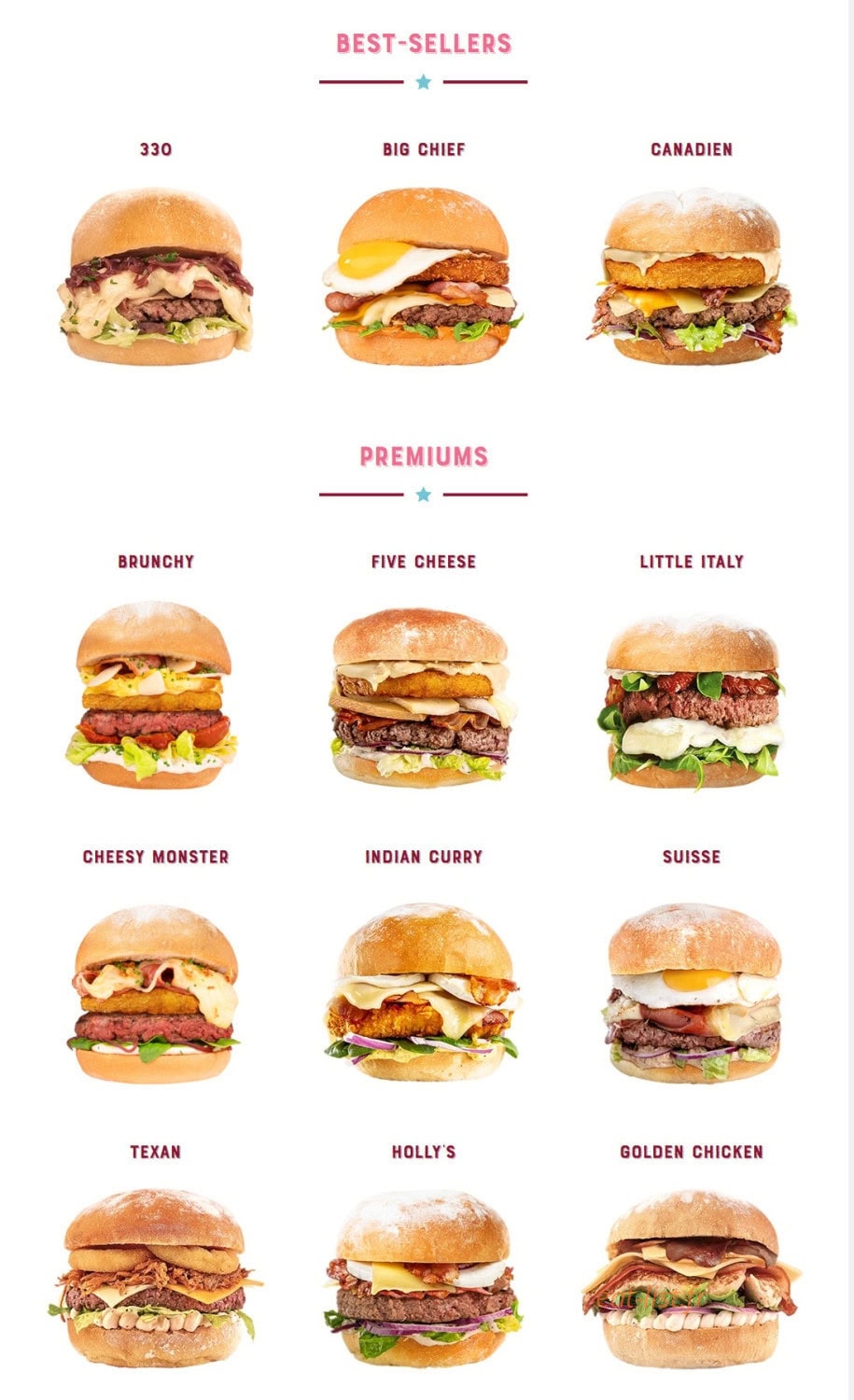 Holly's Diner — carte page 1