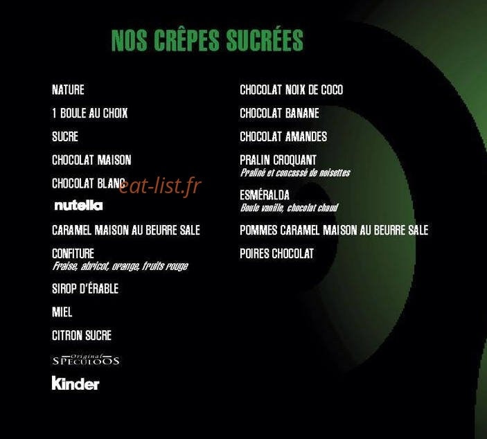 Sucré Salé — carte page 2