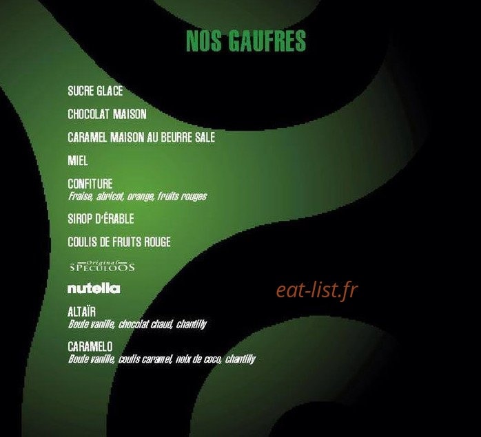 Sucré Salé — carte page 3