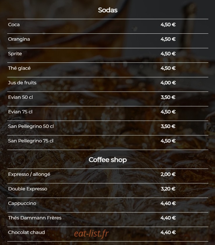 La Diva — carte page 6