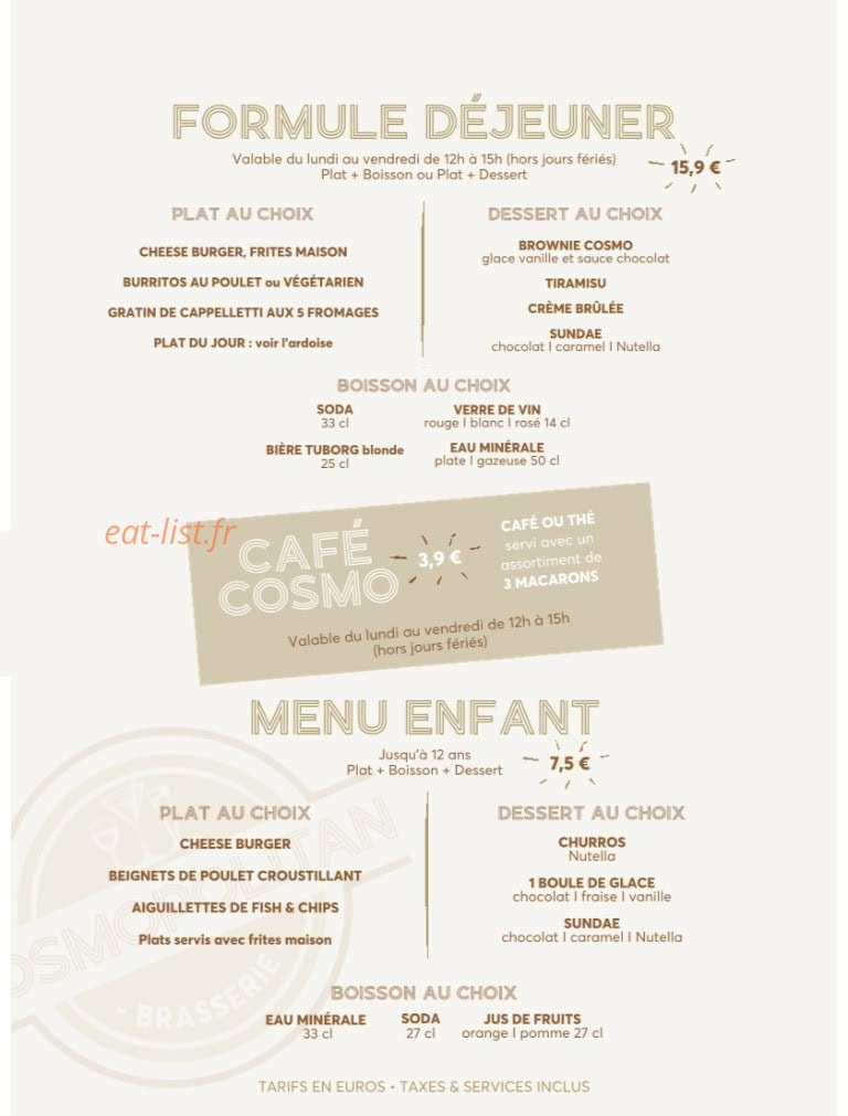 Cosmopolitan — carte page 4