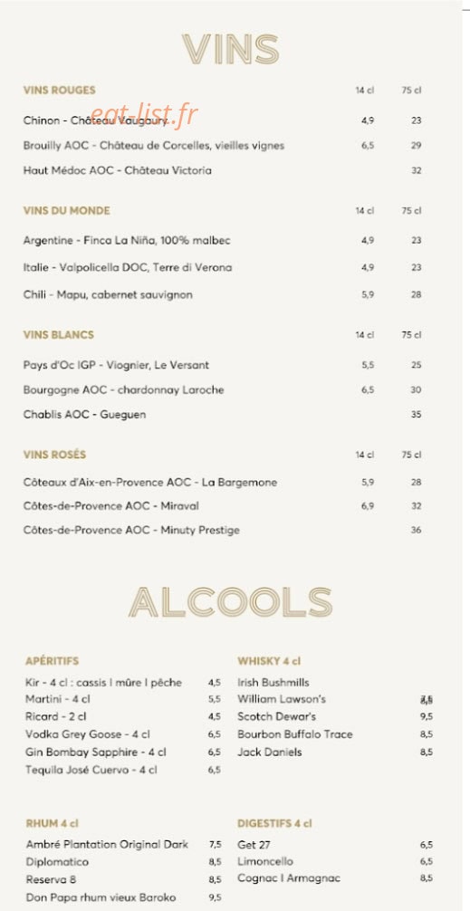 Cosmopolitan — carte page 7
