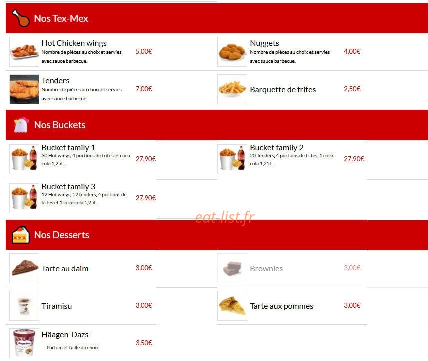 Diva Pizza — carte page 6