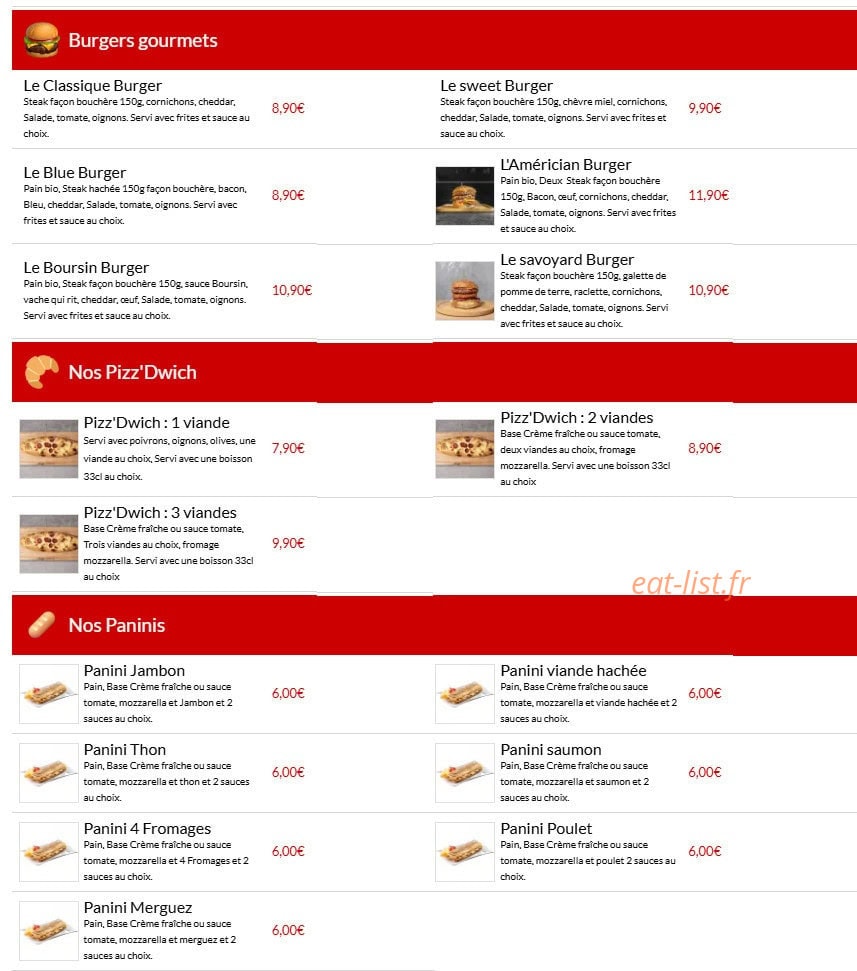 Diva Pizza — carte page 5