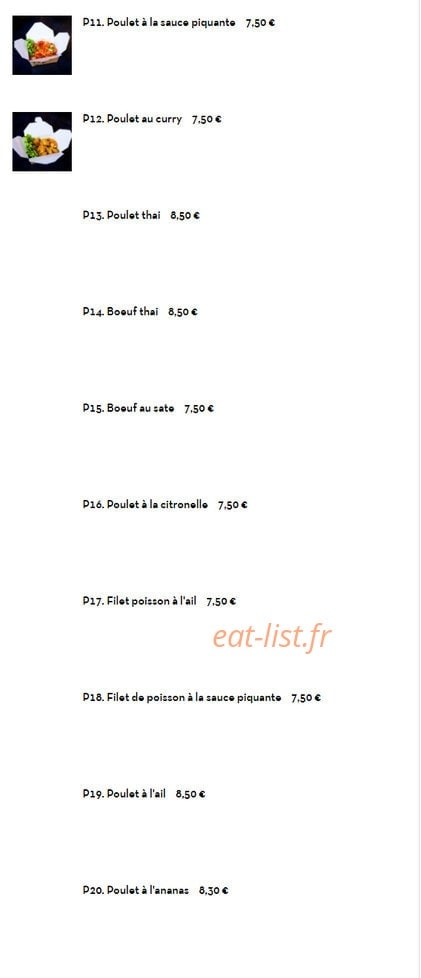 Let’s Wok — carte page 11