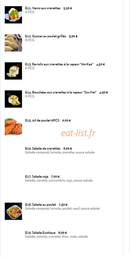 Let’s Wok — carte page 6