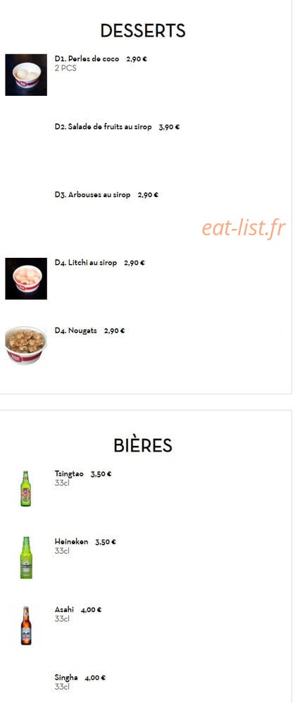 Let’s Wok — carte page 13