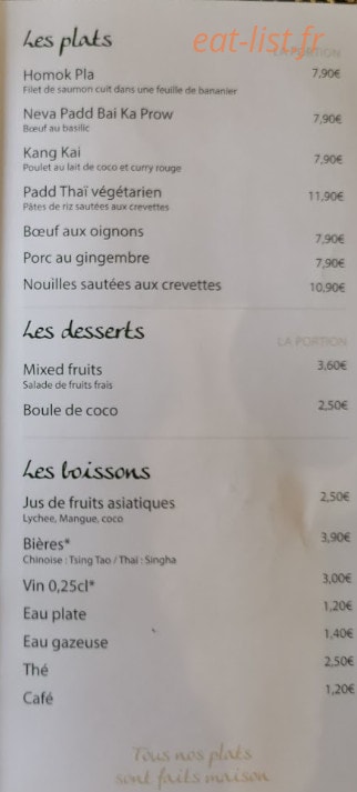 Chez Nulek — carte page 2