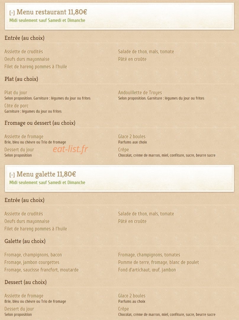 La Gavotte — carte page 5