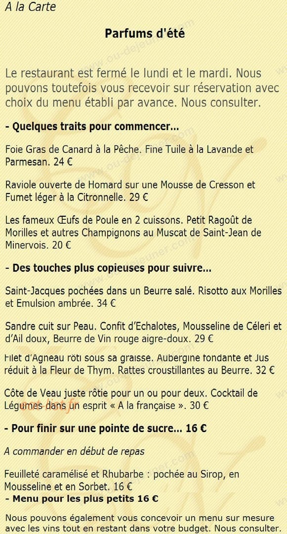 Le Cheval Noir — carte page 1