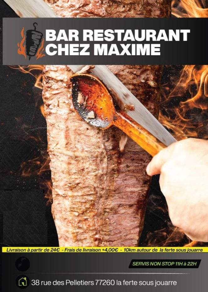 Chez Maxime — carte page 1