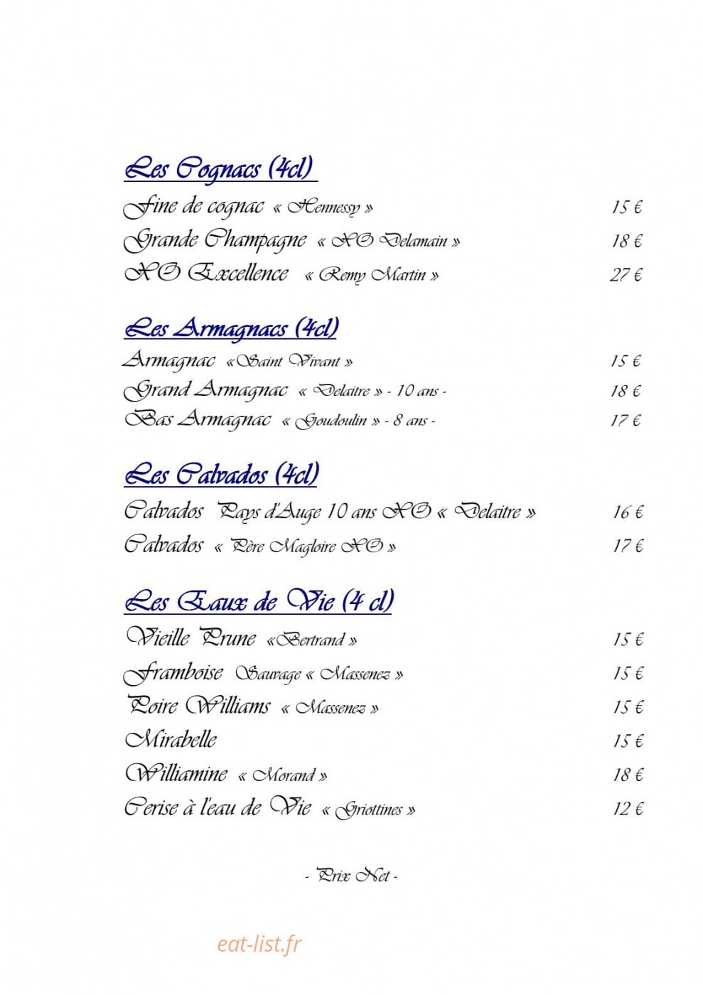 Le Castel — carte page 17