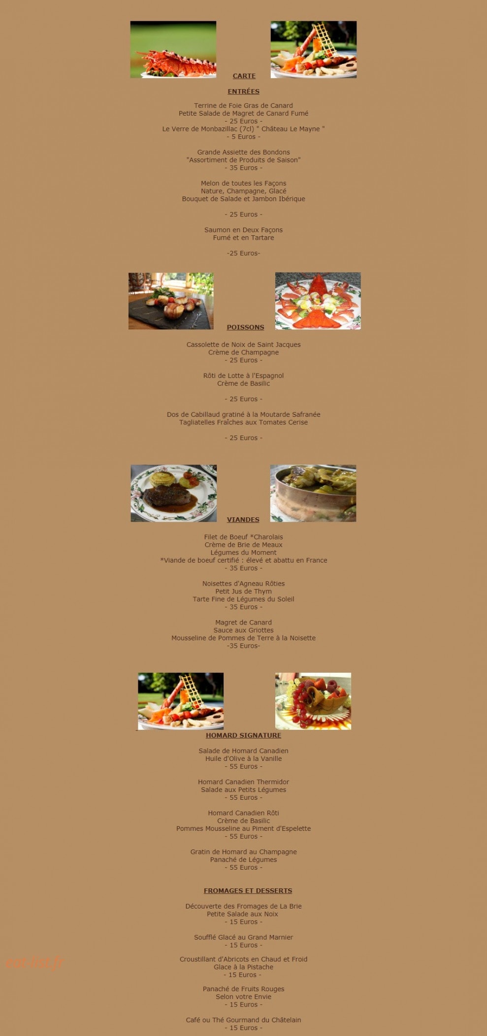 Le Castel — carte page 1