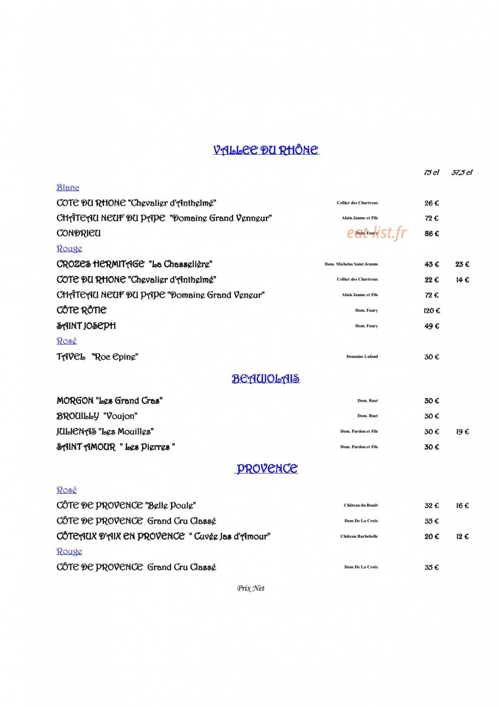 Le Castel — carte page 6