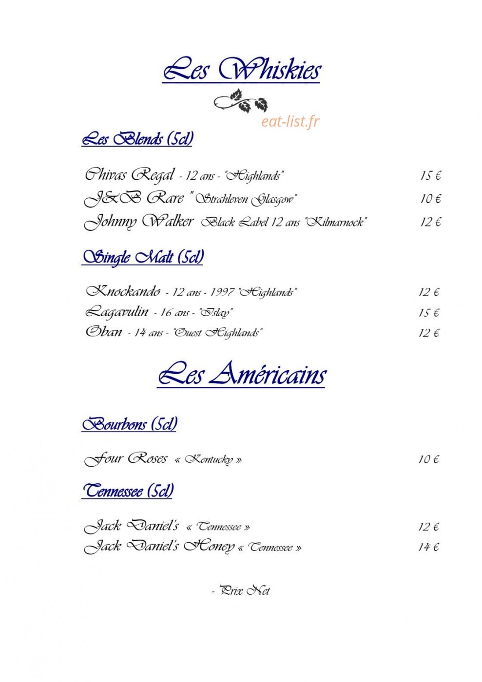 Le Castel — carte page 13