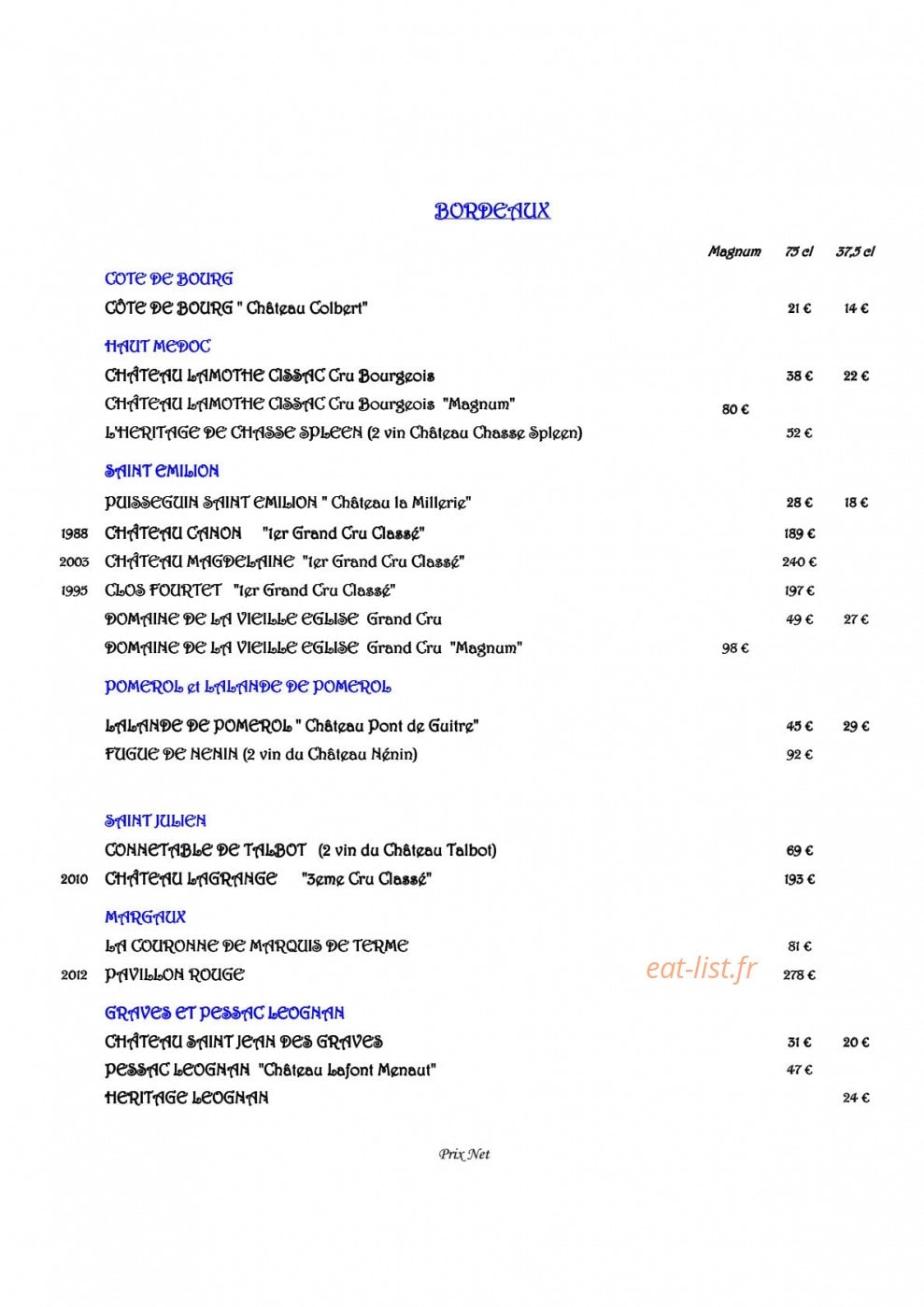 Le Castel — carte page 8