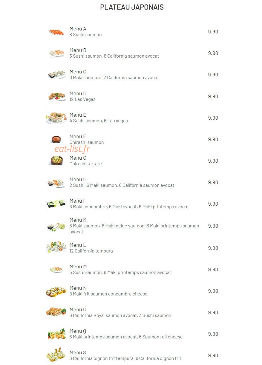 Le Mandarin — carte page 4