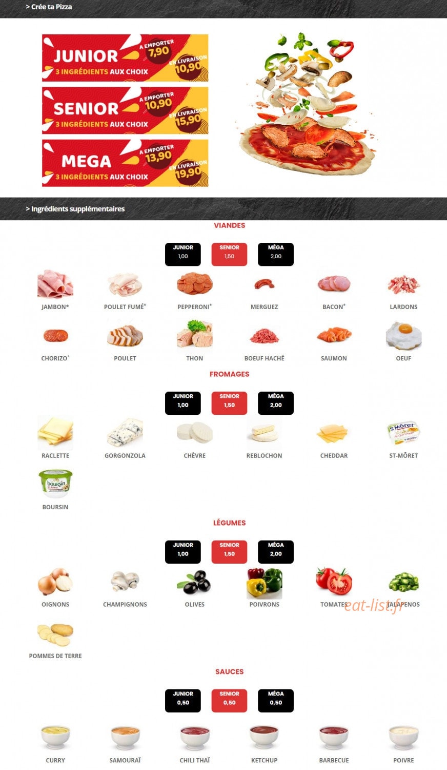 O'Crispy — carte page 5