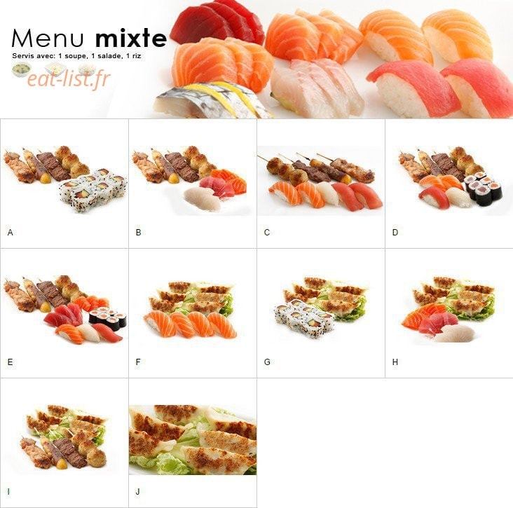 Oi Sushi — carte page 11