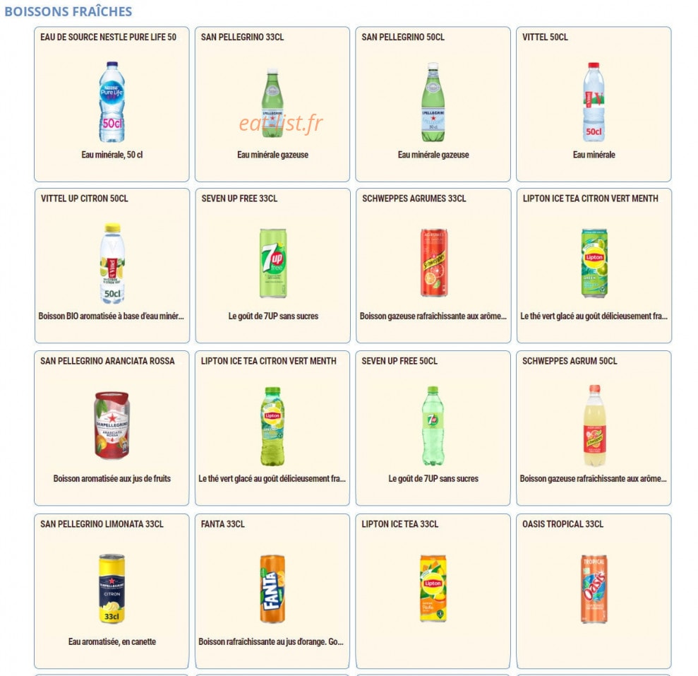 Pomme de Pain — carte page 8