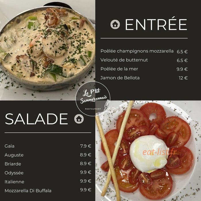 Le P'tit Sammeronnais — carte page 1