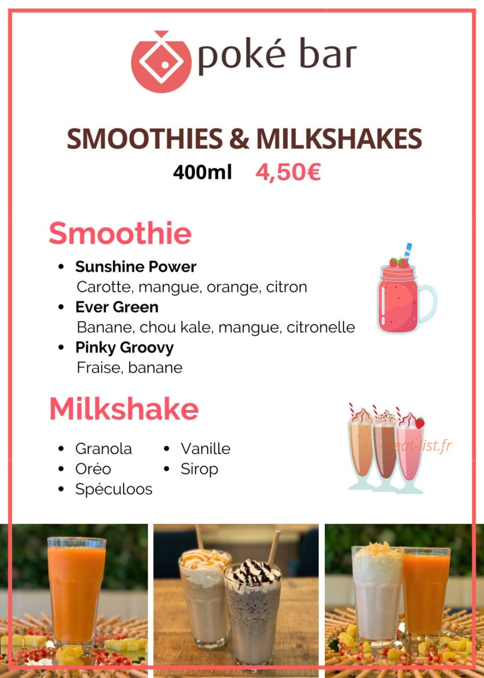 Poké bar la Ferté — carte page 3