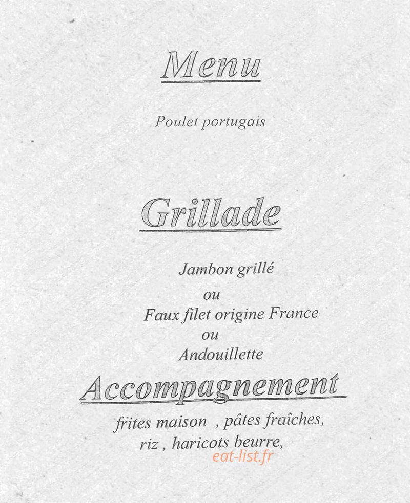 Cafe de la Marne — carte page 1