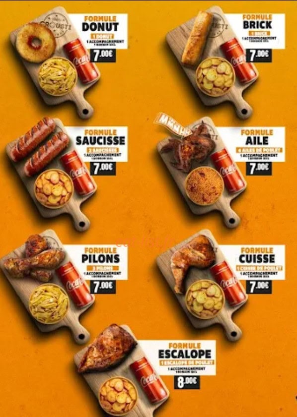 100% Crousti Original — carte page 3