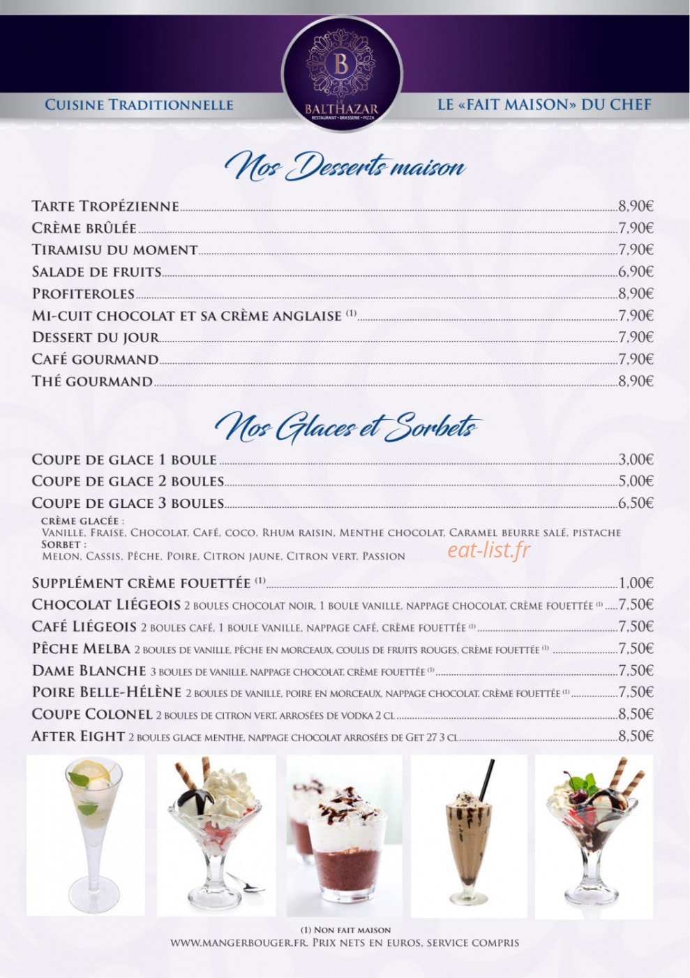 Le Balthazar — carte page 4