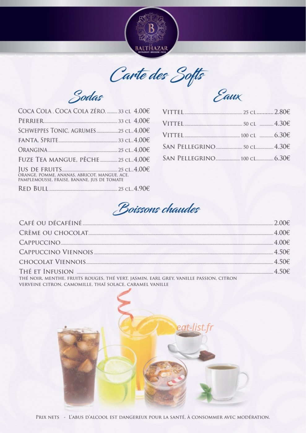Le Balthazar — carte page 7