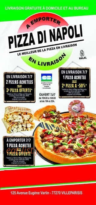 Pizza Di Napoli — carte page 1