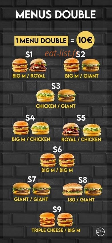 Smash Burger 77 — carte page 4
