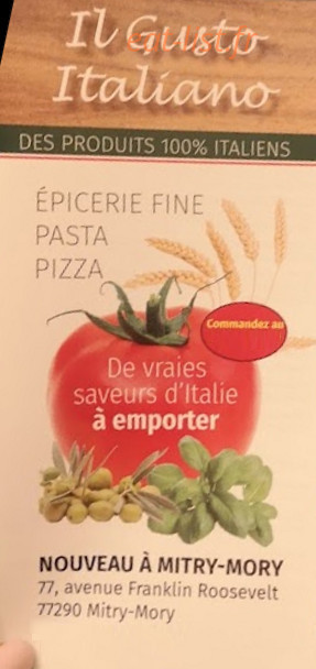 Il Gusto Italiano — carte page 1