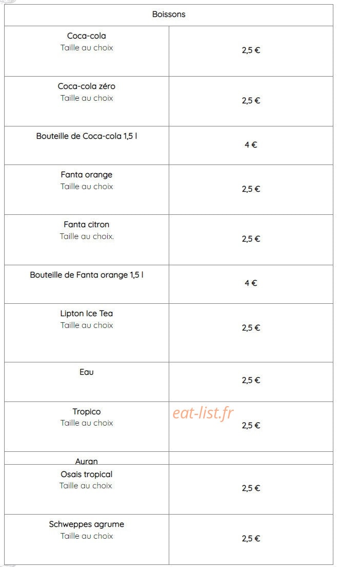 Kebab Azo Grill — carte page 7