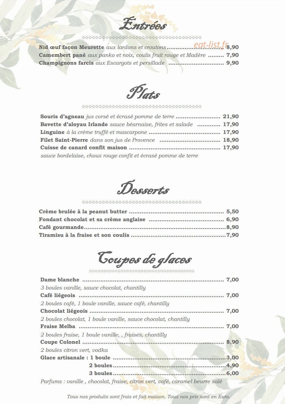 Le Franklin — carte page 1