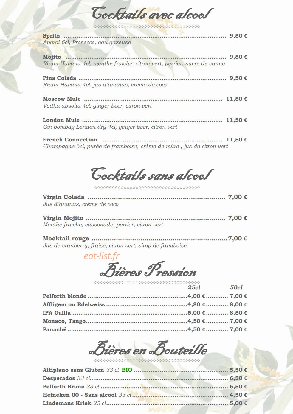 Le Franklin — carte page 3