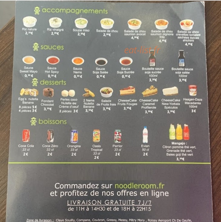 Noodle Room — carte page 4