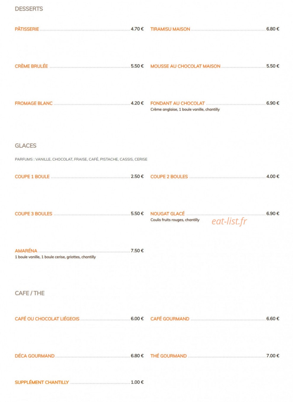 O Resto — carte page 6