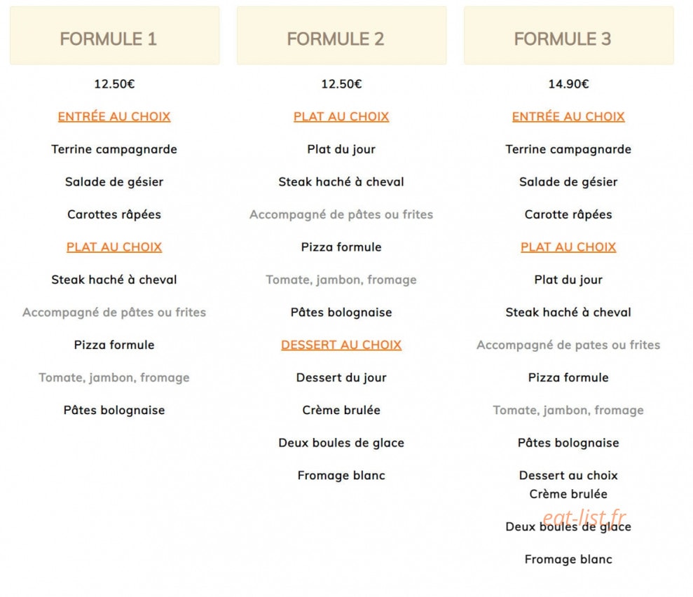 O Resto — carte page 7